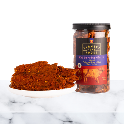 Khô bò miếng mềm úc Farmers Fine Foods 180 g