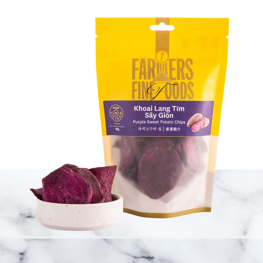 Khoai lang tím sấy giòn Farmers Fine Foods 85 g