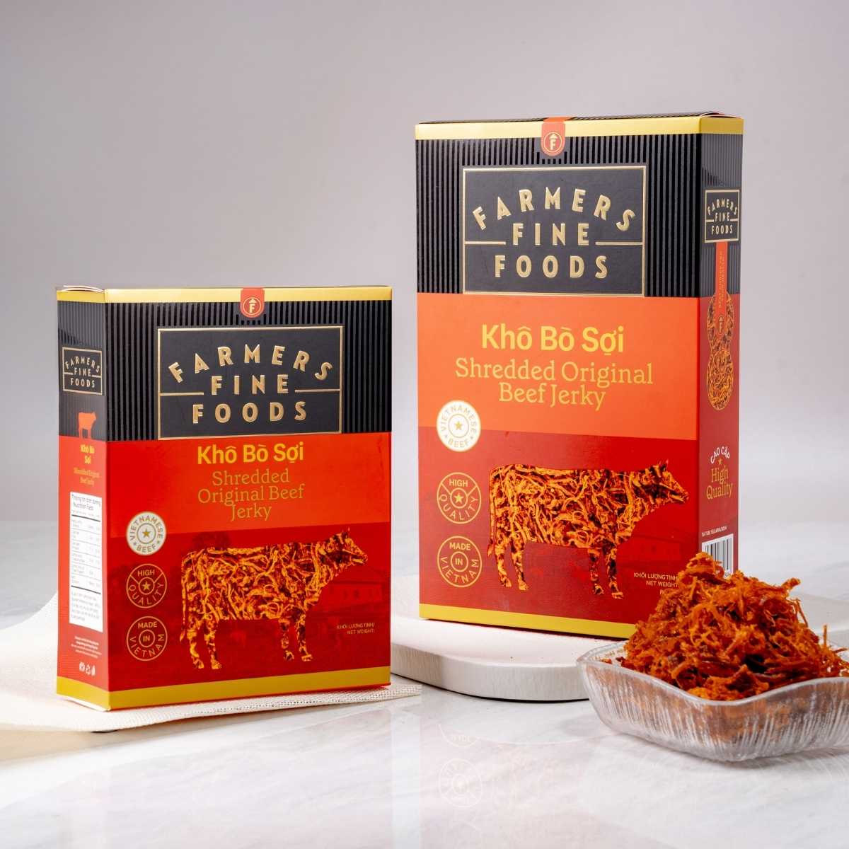 Farmers Fine Foods Beef Jerky 100g/Box
