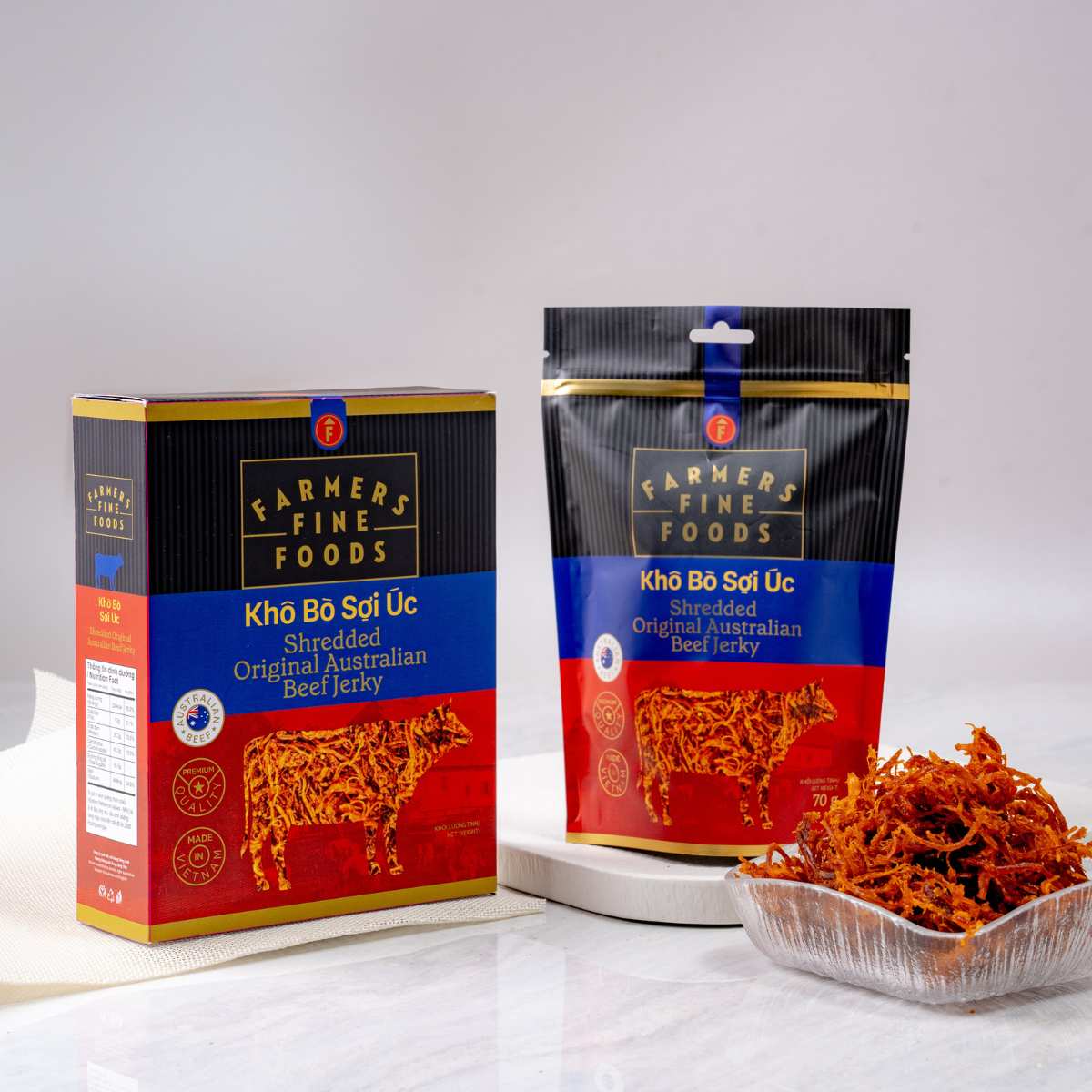 Farmers Fine Foods Australian Beef Jerky 120G