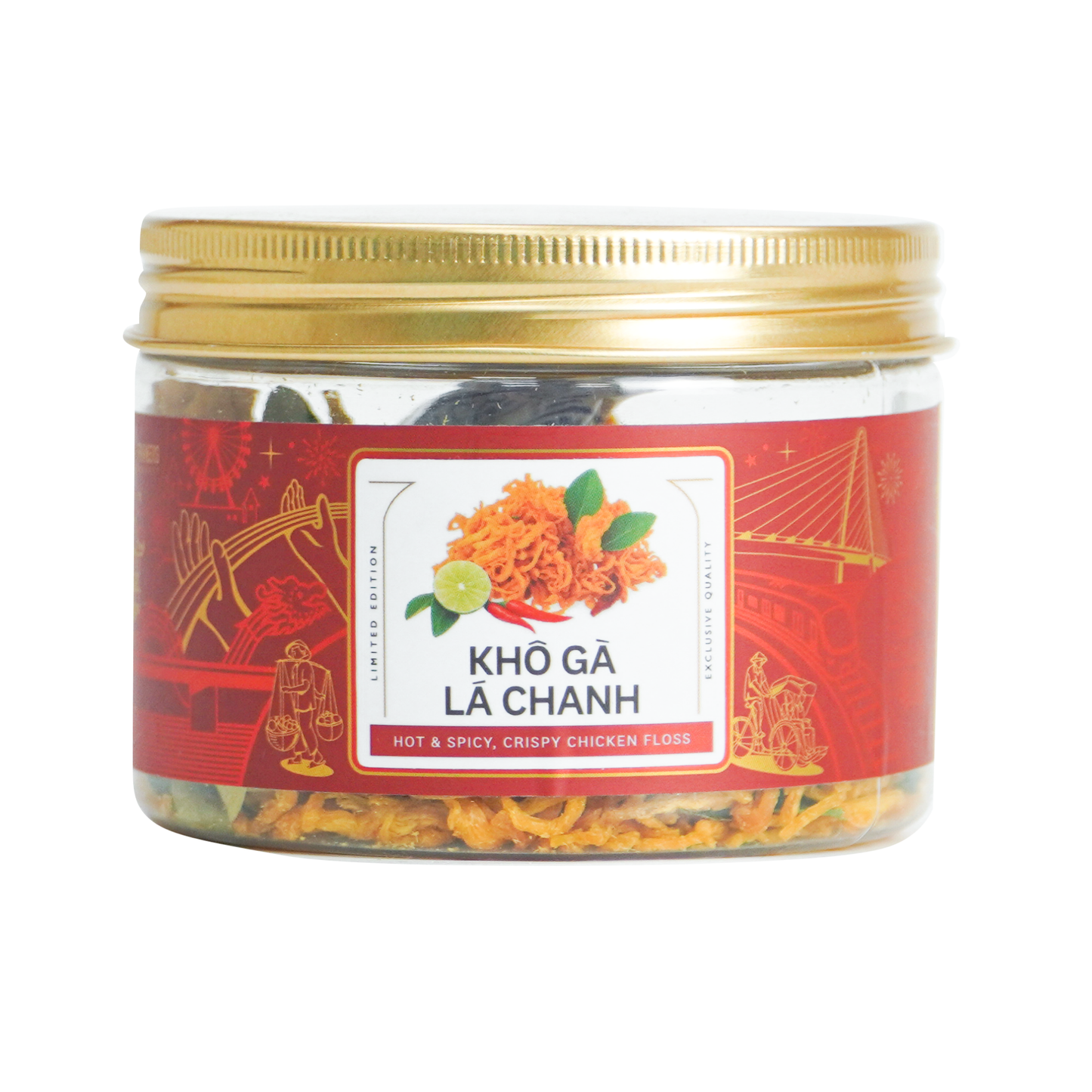Khô gà lá chanh Farmers Fine Foods 50 g ( Hủ nhựa )