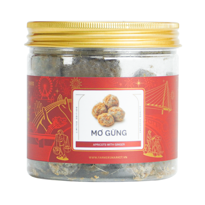 Mơ gừng Farmers Fine Foods 140 g ( Hủ nhựa )
