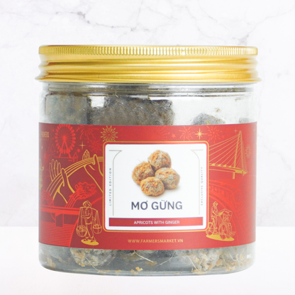 Mơ gừng Farmers Fine Foods 140 g ( Hủ nhựa )