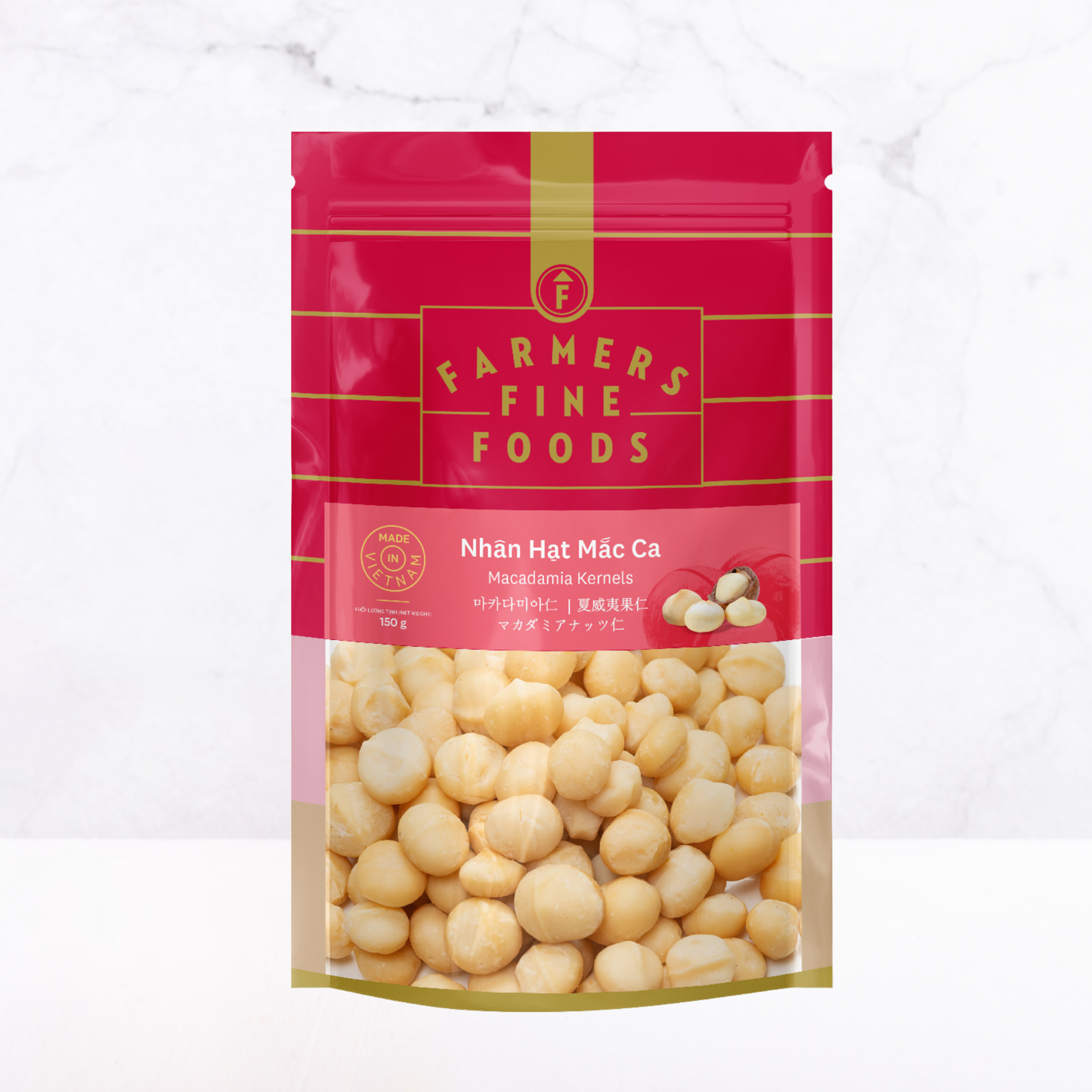 Nhân hạt mắc ca Farmers Fine Foods 150 g ( Túi )