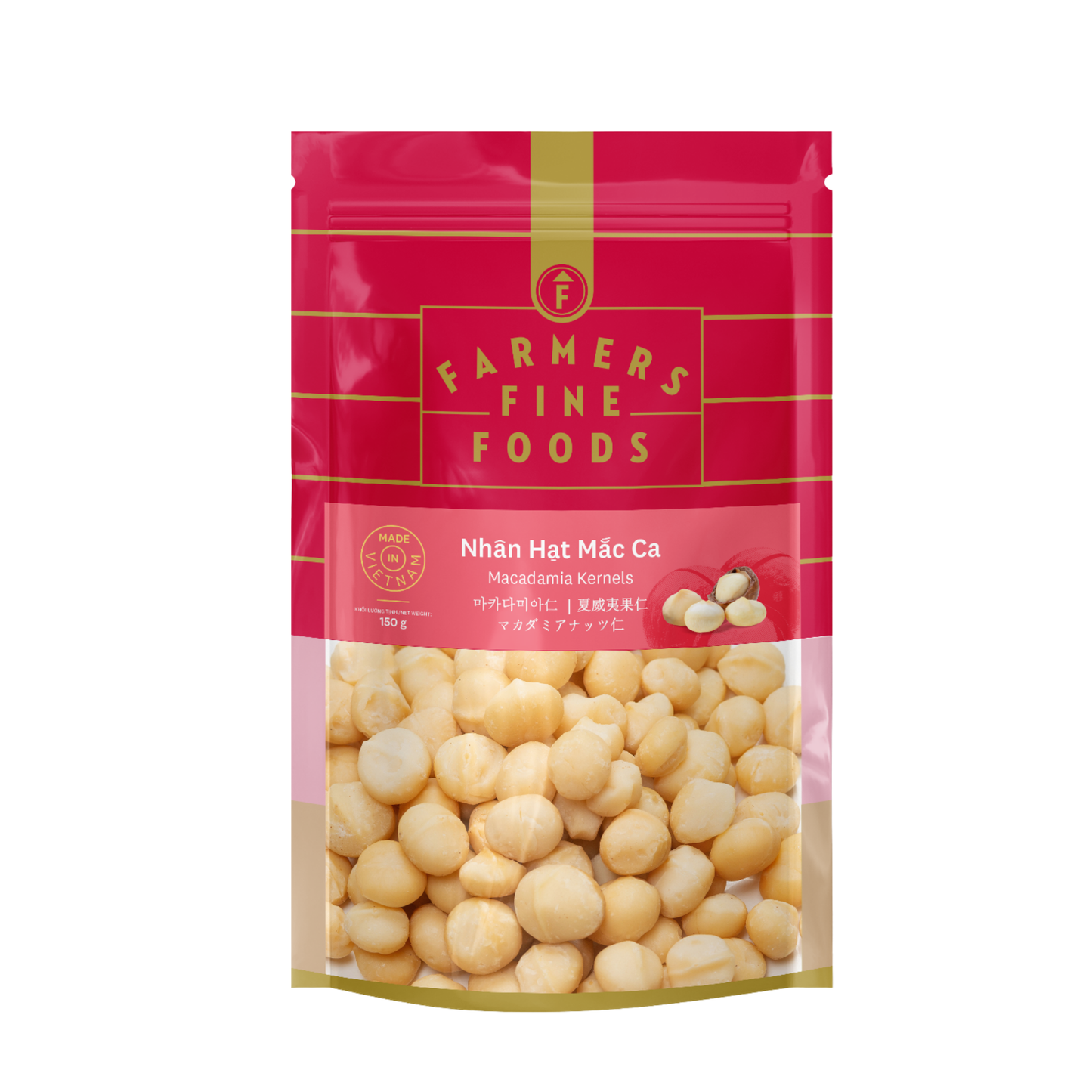 Nhân hạt mắc ca Farmers Fine Foods 150 g ( Túi )