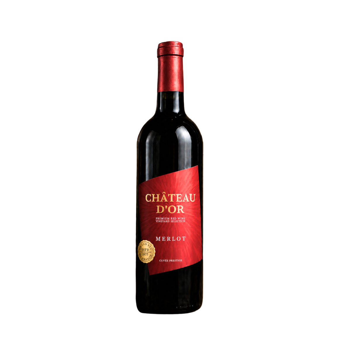 Rượu vang đỏ Pháp-Rive Dorée-Merlot 750 ml