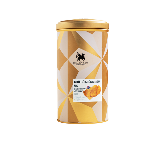 Khô bò miếng mềm Úc Braden & Co 80 g (Hộp)