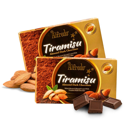 Dark chocolate almond Alfredo tiramisu 70G