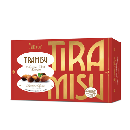 Dark chocolate almond Alfredo tiramisu 70G