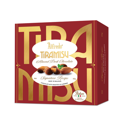 Alfredo tiramisu cheese almond dark chocolate 65G