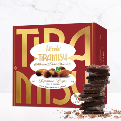 Alfredo tiramisu cheese almond dark chocolate 65G