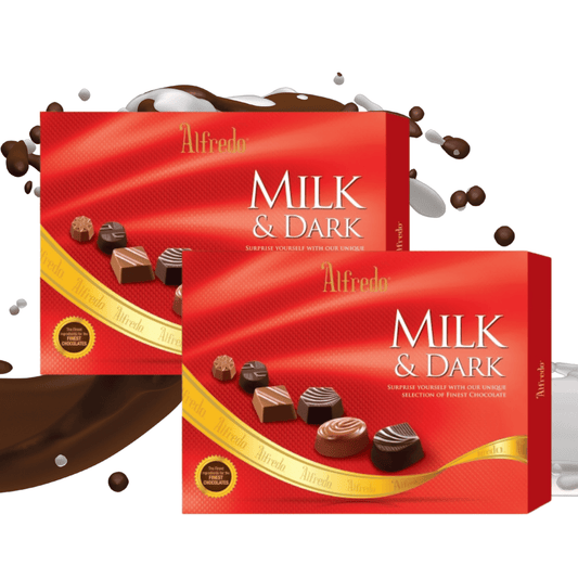 Alfredo Milk and Dark Chocolate 110G