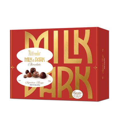 Alfredo Milk and Dark Chocolate 110G