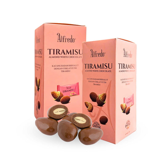 White chocolate almond Alfredo tiramisu cheese 180G