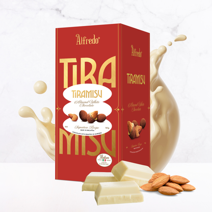 White chocolate almond Alfredo tiramisu cheese 180G