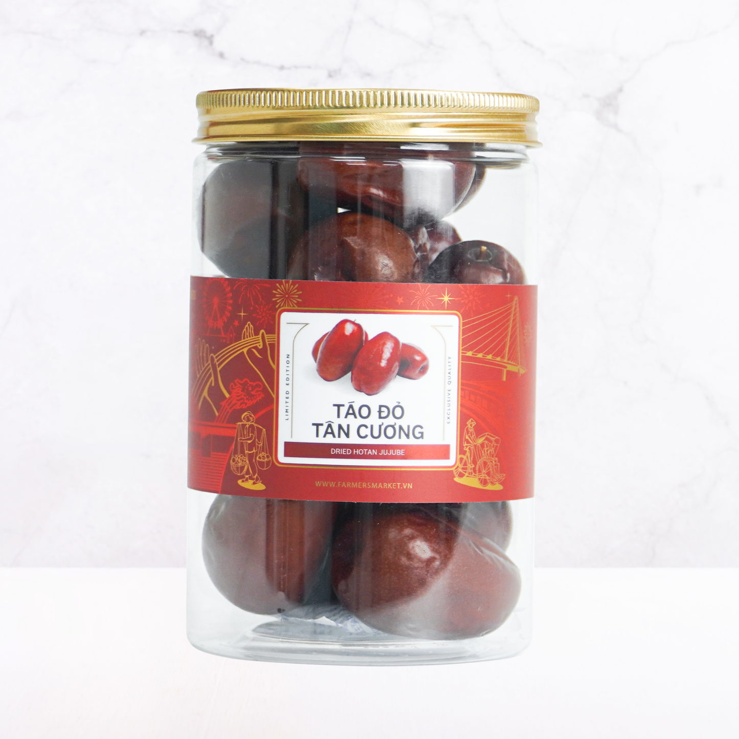 Táo đỏ tân cương Farmers Fine Foods 110 g ( Hủ nhựa )