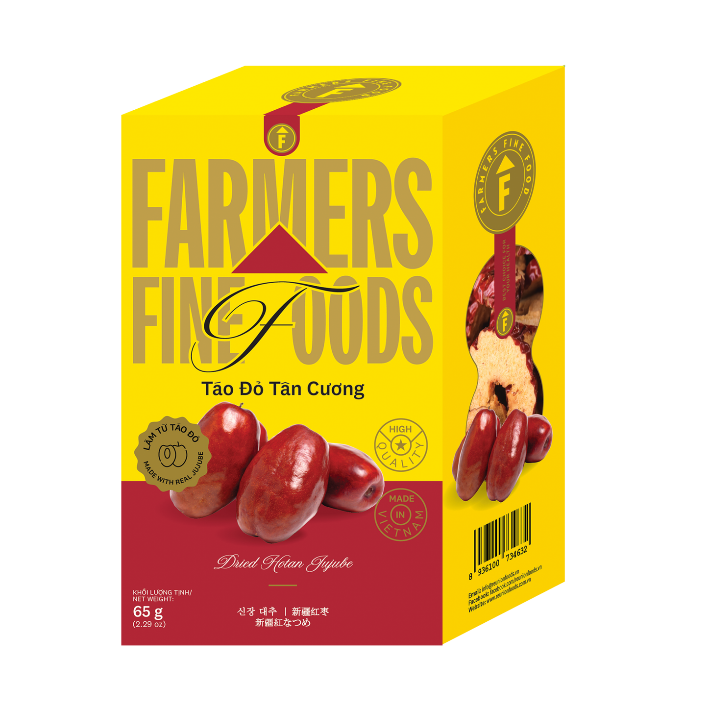 Táo đỏ tân cương Farmers Fine Foods 65 g (Hộp giấy)