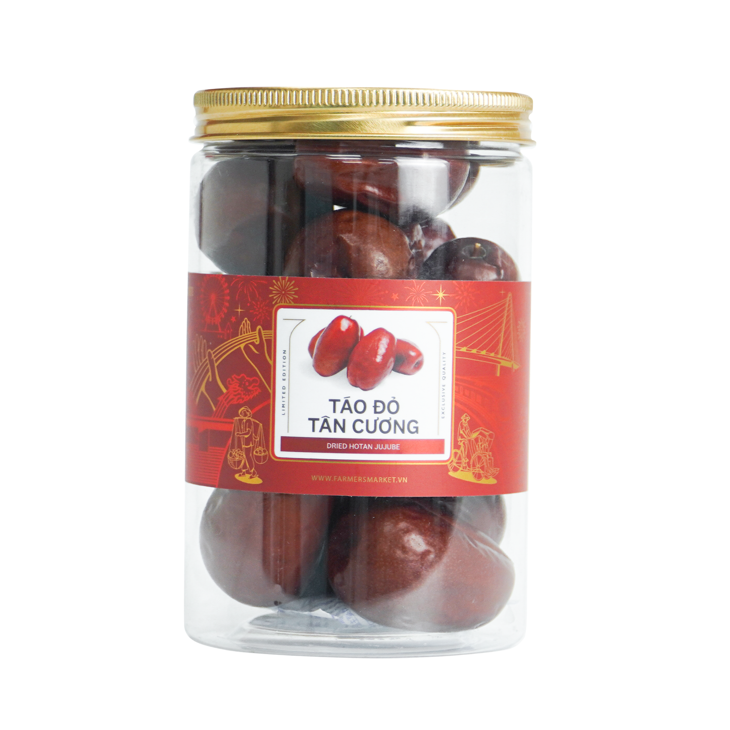 Táo đỏ tân cương Farmers Fine Foods 110 g ( Hủ nhựa )