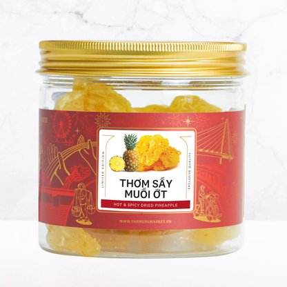 Thơm sấy muối ớt Farmers Fine Foods 120 g ( Hủ nhựa )