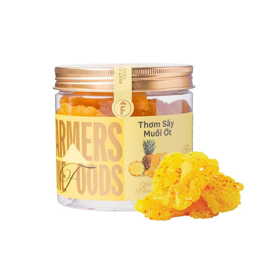 Farmers Fine Foods Dried Pineapple with Chili Salt 120g/ Jar