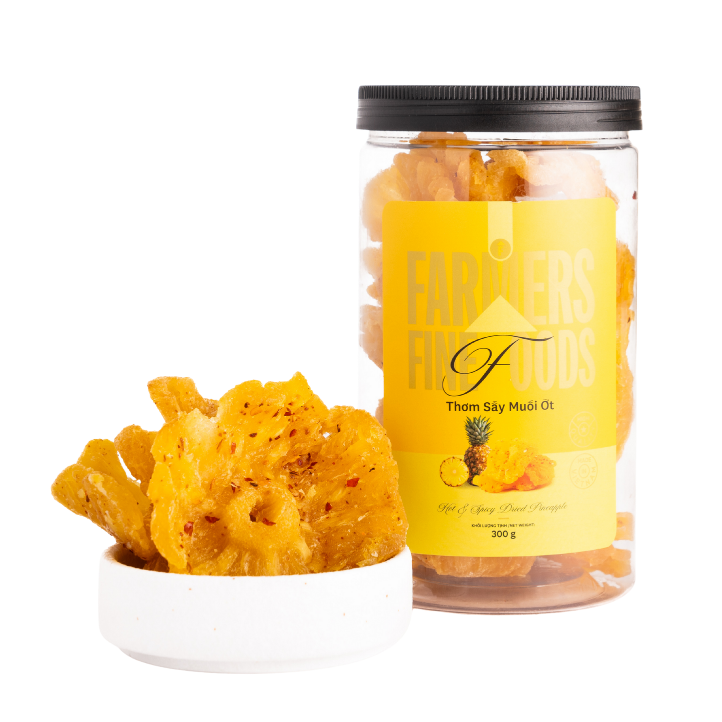 Thơm sấy muối ớt Farmers Fine Foods 300 g