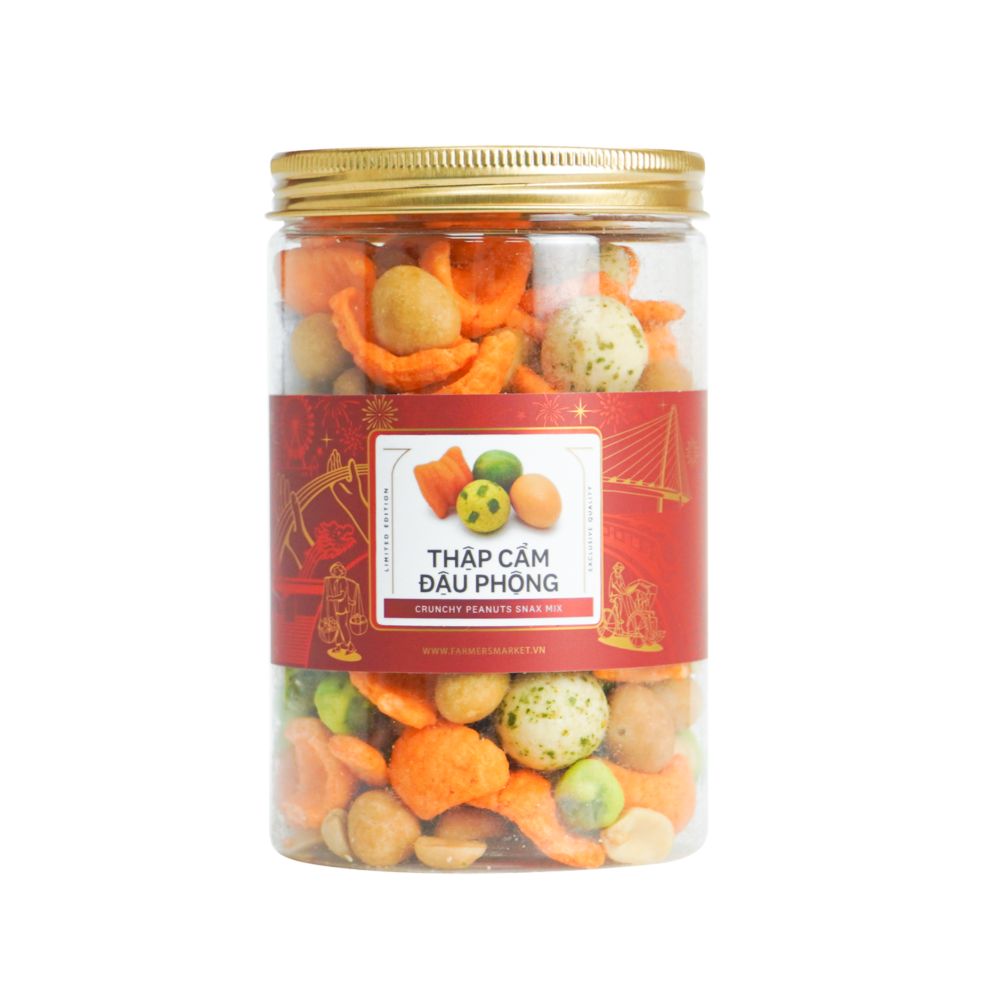 Thập cẩm đậu phộng Farmers Fine Foods 110 g ( Hủ nhựa )