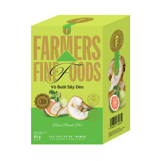 Vỏ bưởi sấy dẻo Farmers Fine Foods 60 g (Hộp giấy)