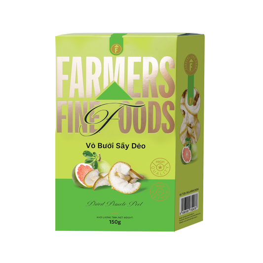 Vỏ bưởi sấy dẻo Farmers Fine Foods 150 g (Hộp giấy)