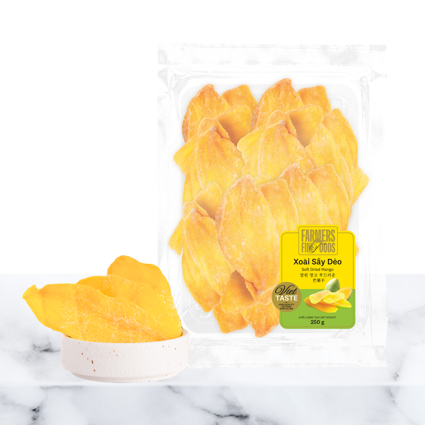 Xoài sấy dẻo Farmers Fine Foods 250 g