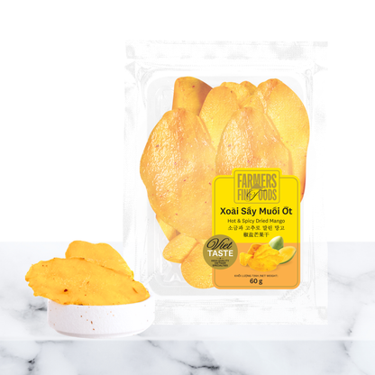 Xoài sấy muối ớt Farmers Fine Foods 60 g