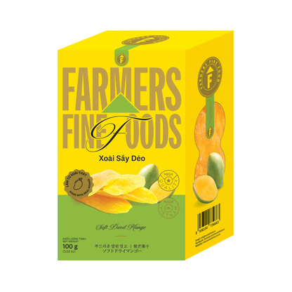Xoài sấy dẻo Farmers Fine Foods 100 g (Hộp giấy)
