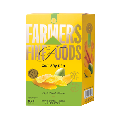 Xoài sấy dẻo Farmers Fine Foods 150 g (Hộp giấy)