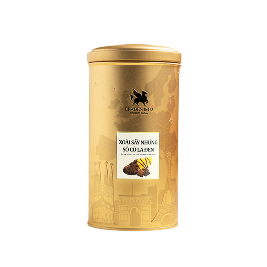 Xoài sấy nhúng Sô cô la đen Braden & Co 150 g (Hộp)