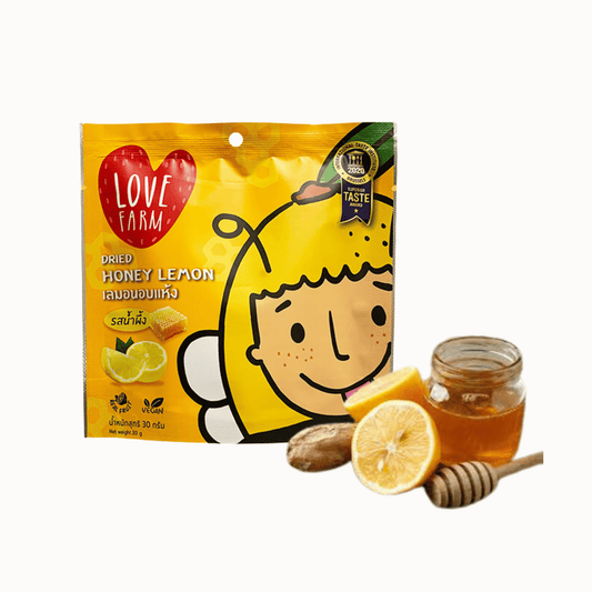 Chanh sấy tẩm mật ong Love Farm 30G