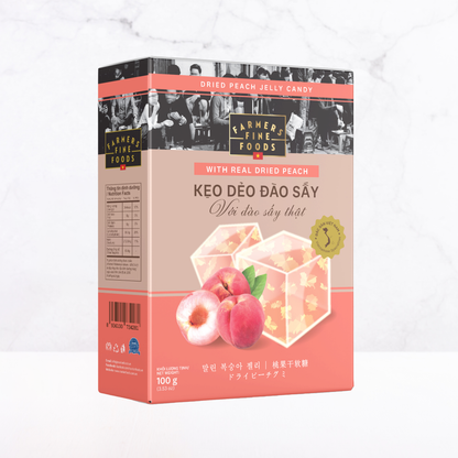 Kẹo dẻo đào sấy Farmers Fine Foods 100 g