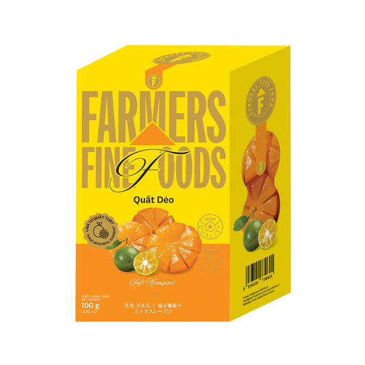 Quất dẻo Farmers Fine Foods 120 g (Hộp giấy)