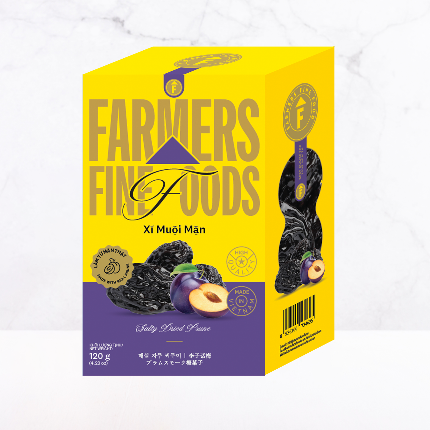 Xí muội vị mận Farmers Fine Foods 80 g (Hộp giấy)