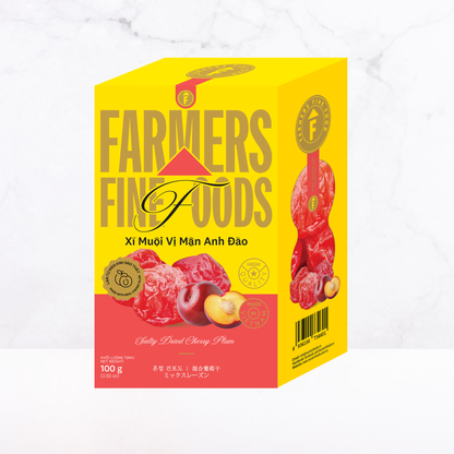 Xí muội vị mận anh đào Farmers Fine Foods 96 g (Hộp giấy)