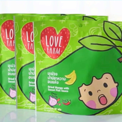 Xoài sấy cay Love Farm 30G